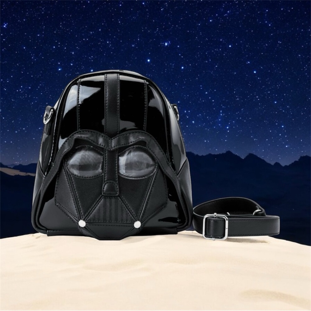 Loungefly Darth Vader Figural Helmet Crossbody Bag